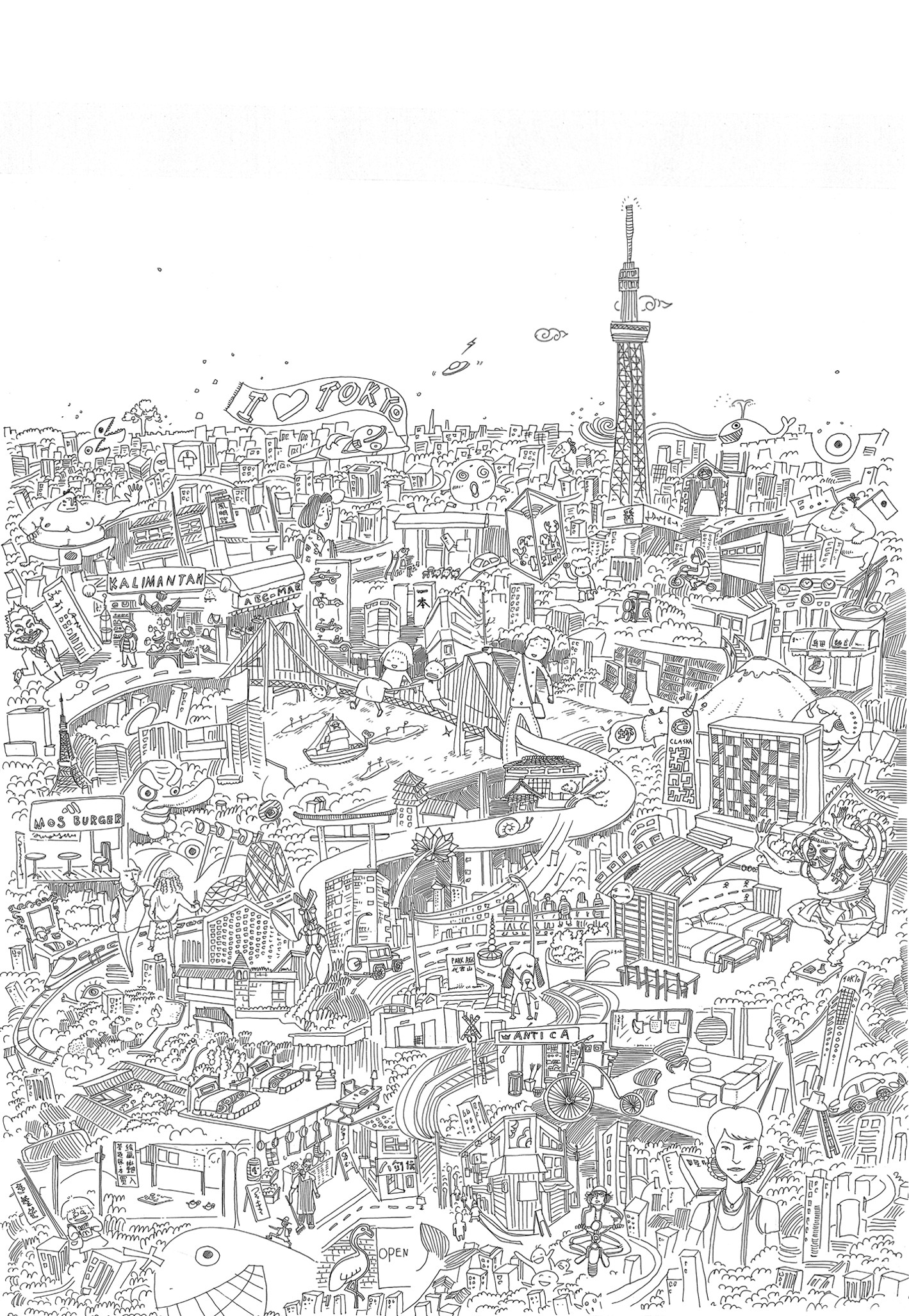 2 — Tokyo (Magazine Illustration)