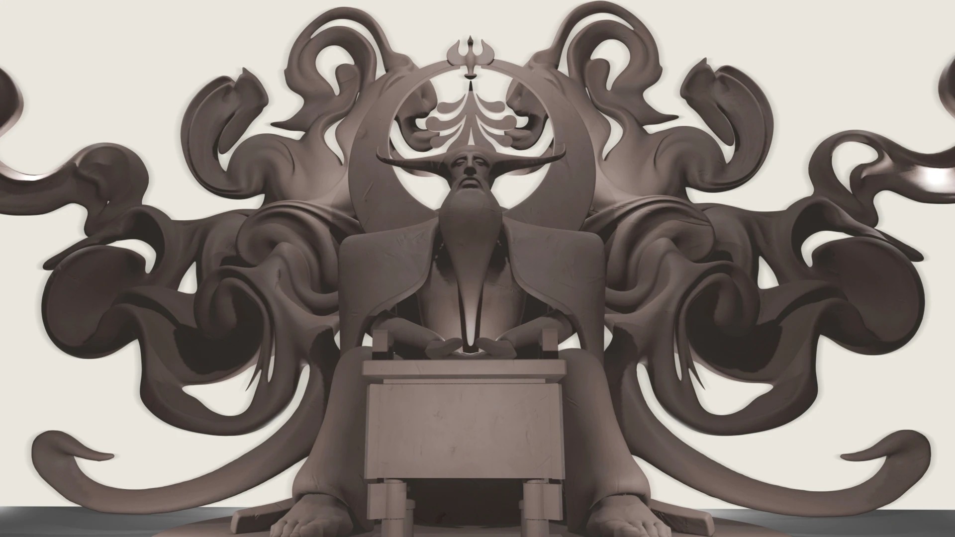 Front view of the Yandi sculptural design