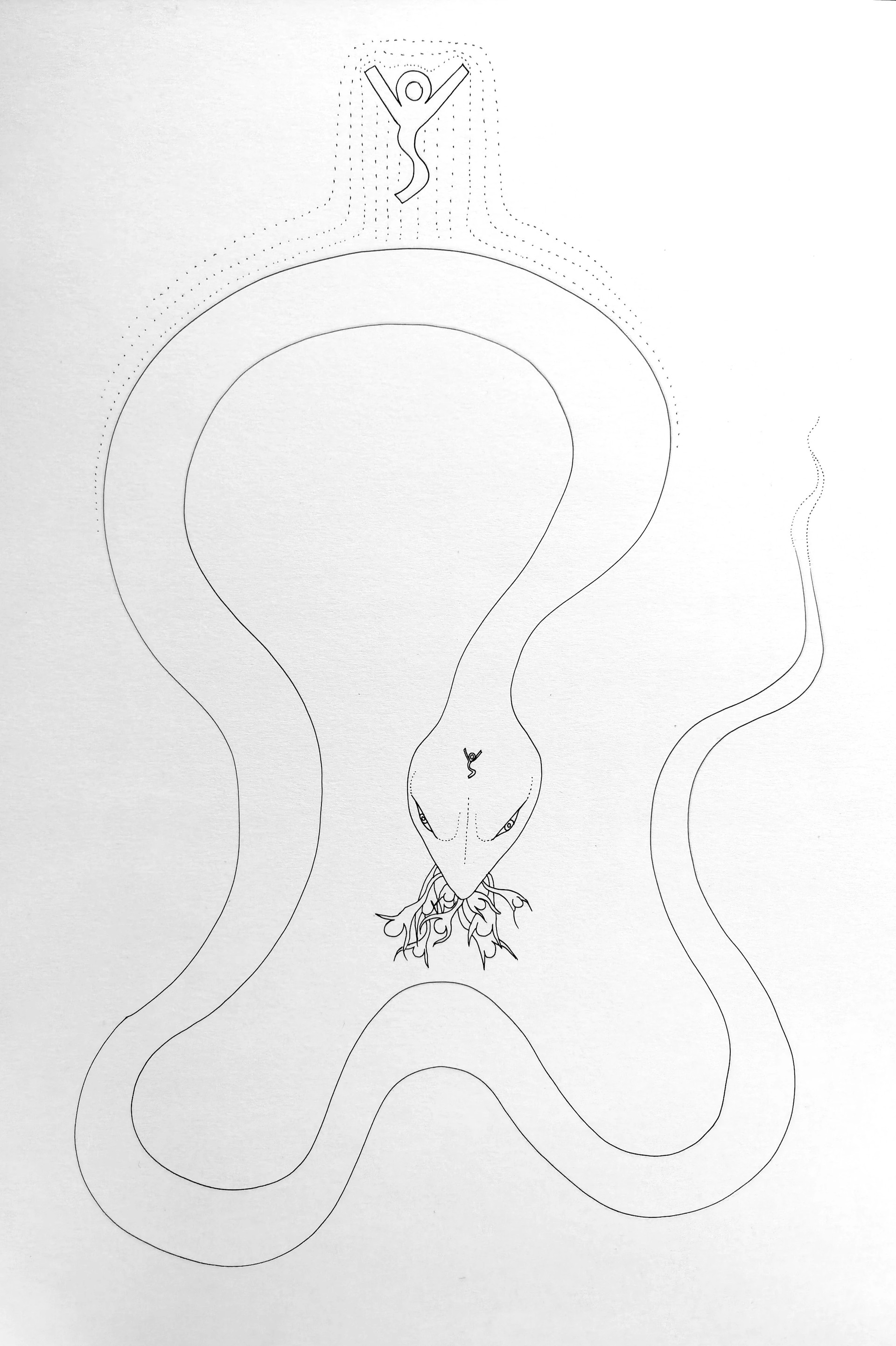 Illustrated figure study 1