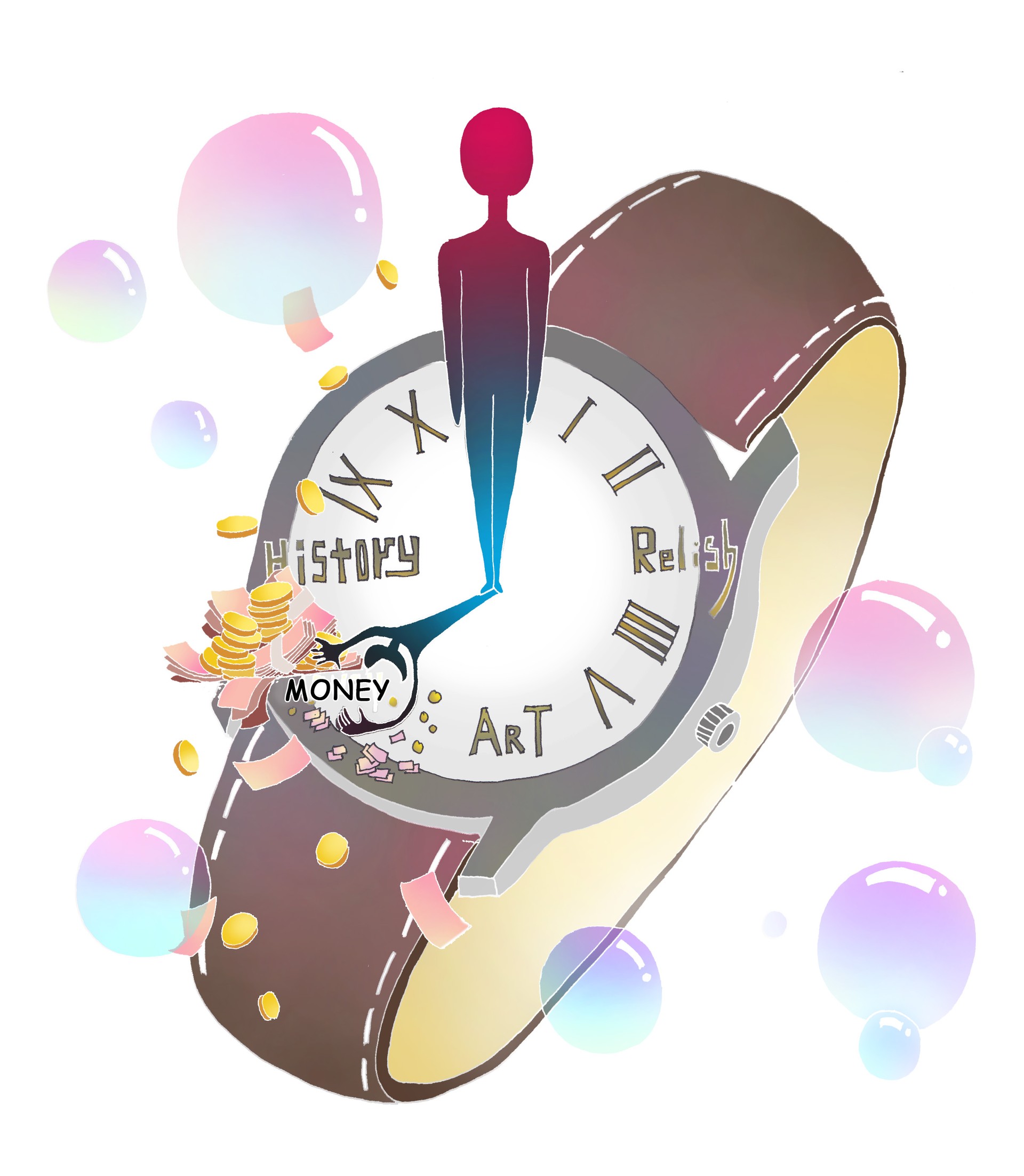 Values 2 (Digital Painting Magazine Illustration)