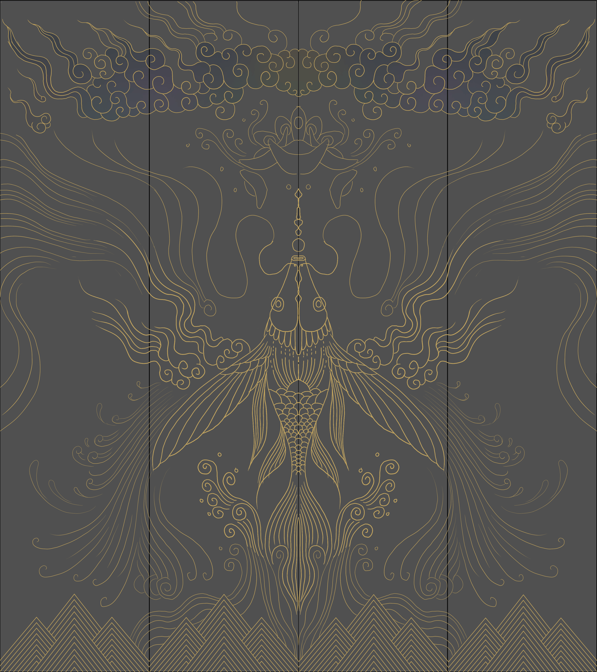 Golden Mythical Creature Form