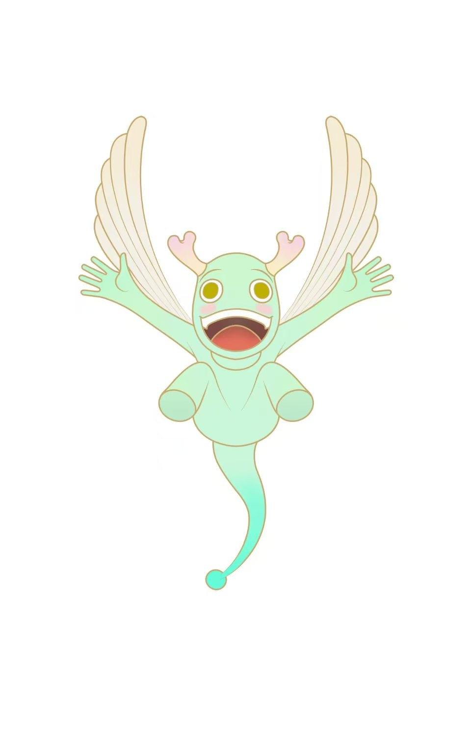 Green Character — Side View